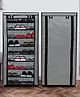 Urban Choice 9-Shelves Modular Metal Shoe Rack With Grey Cover - Perfect for Entryway & Closet Storage