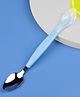 Domenico Baby Fruit Scraping Mud Spoon Feeding Spoon Soft Silicone Spoon Baby Easy To Eat Fruit Spoon Mother And Baby Supplies - Blue