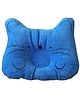 Domenico Baby Soft Neck Support Pillow for Head Shaping Shape Supporter Cat Face Pillow - Blue
