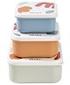 Beaba Set of 3 Snack Boxes Multicolor Playful