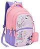 Genie Safari Stardew 27 Litres School Backpack with Unicorn Print Lavender - Height 17 Inches