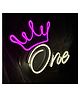 Décor Mantra One Crown Led Neon Light Is Perfect For 1st Birthday Decorations-Pack of 1-Pink