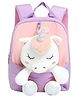 Smily kiddos Unicorn Plush toy Backpack - Purple -11 inches