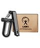 UDKI Blaze Grey Hand Grip Strengthener with Smart Timer & Counter, Adjustable Resistance 10-120kg, O-Shape