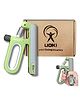 UDKI Blaze Green Hand Grip Strengthener with Smart Timer & Counter, Adjustable Resistance 10-120kg, O-Shape
