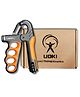 UDKI Xtreme Pro Orange Hand Grip Strengthener 5-100kg with Mechanical Counter