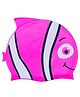 UDKI Fish Design Swimming Cap for Kids (Dark Pink)   14