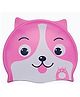 UDKI Cat Design Swimming Cap for Kids (Light Pink)   16