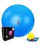 UDKI Gym Ball for Exercise Blue 65 cm Diameter