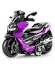 Elecart Pull-Back Motorcycle Toy for Kids  1:14 Scale Sports Scooter with Durable Alloy Body, Realistic Lights & Sounds  Perfect Gift for Boys & Girls Ages 3+ (Pack 1 Random Colour)