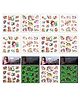 Birthday Popper Mermaid & Unicorn Glow in the Dark Temporary Tattoos for Girls as Birthday Return Gifts  10 Sheets - Assorted Neon Designs  Waterproof & Non-Toxic -Kids Magical Party Tattoo Stickers