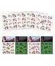 Birthday Popper Glow in the Dark Unicorn Tattoos for Girls as Birthday Return Gifts - Set of 10 - Waterproof & Non-Toxic - Kids Neon Magical Party Temporary Tattoo Stickers