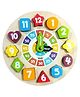 Nesta Toys Wooden Shape Sorting Clock  Educational Toy for Kids - (Multicolour)