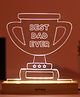 Oye Happy Best Dad Ever LED Trophy