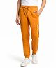Honeyhap Premium  100% Cotton Knit Full Length Lounge Pant With Bio Finish & Text Print - Desert Sun