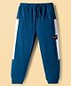 Honeyhap Premium  100% Cotton Knit Full Length Lounge Pant With Bio Finish & Cut & Sew Design - Sailor Blue