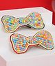 Twisty Locks Bow Applique Detailed Stones Embellished Hair Alligator Clips - Multi Colour