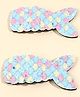 Twisty Locks Fish Glitter Designed Hair Clips - Blue