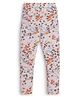 JusCubs Floral Printed Leggings - Off White