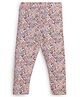JusCubs Cotton Lycra Floral Printed Leggings - Pink