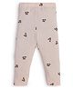 JusCubs Cotton Lycra Floral Printed Leggings - Pink