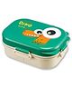 Little Surprise Box Big Eye Dino Theme Double decker Lunch Box for Kids - Green