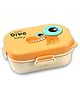Little Surprise Box Big Eye Dino Theme Double decker Lunch Box for Kids - Orange