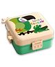 Little Surprise Box Toucan Double Decker Lunch and Snack Box for Kids - Green