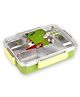 Little Surprise Box Rock Dino Print Stainless Steel Lunch Box - Green