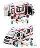 Magicwand Die-Cast 1:24 Scale Ambulance with Figures Large with 6 Openable Doors,Lights & Music & Steerable Front Wheels Pack of 1