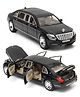 Magicwand 1:24 Scale Die-Cast MayYbach Pullman Pull Back Sedan with Music & Lights 1 Pc Cherry or Black