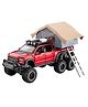 Magicwand 1:24 Scale Die-Cast Raptor Camping Random Color Large with 6 Openable Doors,Pull Back Action, Working Lights Pack of 1