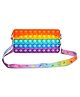 Magicwand Silicon Big Size Pop-It Pencil Case School Pouch for Stationary Storage for Kids Multicolored Pack of 1 Pouch