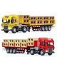 Magicwand 1:24 Scale Die-Cast Loader Trailer Truck with Openable Doors Working Lights Pack of 1