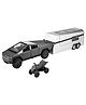 Magicwand 1:32 Scale Die-Cast CyberrTruck Random Color Pick-Up Trailer with 6 Openable Doors Pull Back Action,Lights & Music Pack of 1