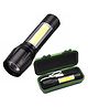 Magicwand Water & Shock Proof 4-in-1 Led Zoom Flash Torch Light Pack of 1 with Box