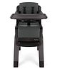 Nuna Zaaz Baby High Chair-Air Foam Cushion-Height Adjustable-Easily Removable Tray, Arm Bar & Footrest, black