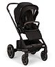 Nuna Mixx Next Baby Stroller-Height Adjustable Parent Handle Bar-Big Rear Wheels-Black