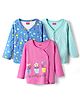 Babyhug 100% Cotton Full Sleeves Front Open Jhablas With Polka Dots & Floral Print Pack Of 3 - Multi Colour
