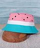 DukieKooky Cotton Watermelon Designed Bucket Hat - Pink