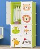 Butterthief Cartoon Printed Collapsible Wardrobe, 8 Cubes Almirah for Kids & Toddlers -  Green
