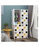 Butterthief Cartoon Printed Collapsible Wardrobe, 8 Cubes Almirah for Kids & Toddlers -  Off White