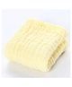 Baby Muslin Washcloth Cotton Face Towels for Newborn Baby Reusable Napkins- YELLOW