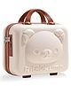 New Pinch Hard Shell Mini Travel Suitcase  for Girls & Women Portable Water Proof  with Zipper Cosmetic Bag color may vary