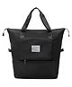 New Pinch  Large Capacity Folding Travel Bag, Dry and Wet Separation Multifunctional Sports Shoulder Bag, Foldable Travel Duffel Bag (Black)