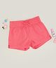 Pantaloons Junior Cotton Woven Solid Shorts - Pink