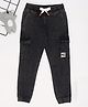 Pantaloons Junior Denim Solid Joggers - Black