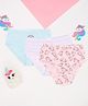 Pantaloons Junior Pack Of 3 Striped & Cat Printed Panties - Omphalodes