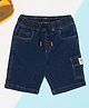 Pantaloons Junior Denim Solid Shorts - Blue