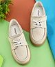 Steprite Colour Blocked Velcro Closure Sneakers - Cream
